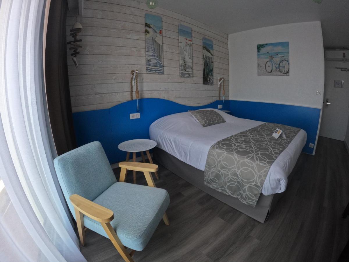 Hotel La Cote Oceane- 250 M Plage 圣让-德蒙 外观 照片