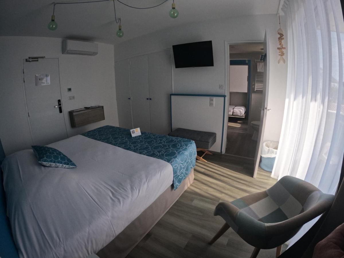 Hotel La Cote Oceane- 250 M Plage 圣让-德蒙 外观 照片