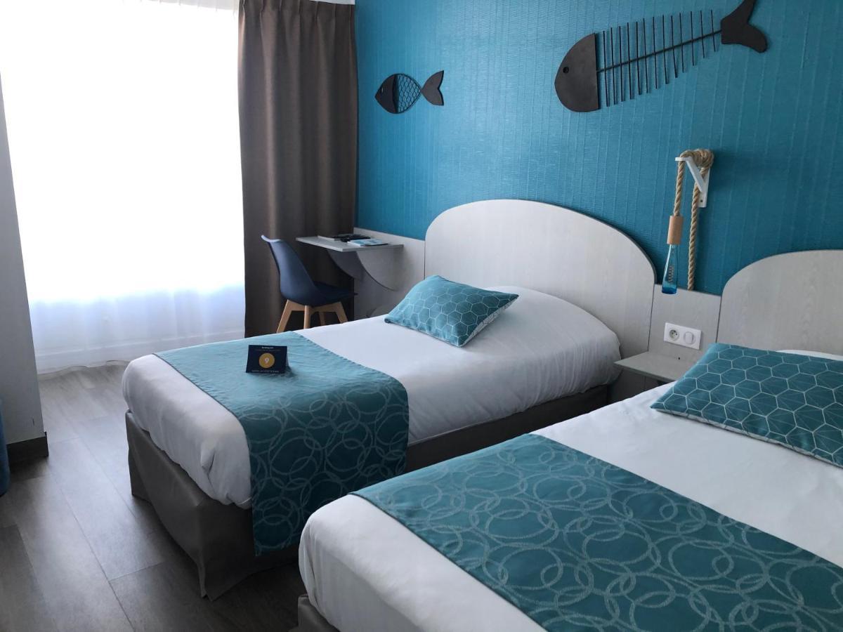 Hotel La Cote Oceane- 250 M Plage 圣让-德蒙 外观 照片