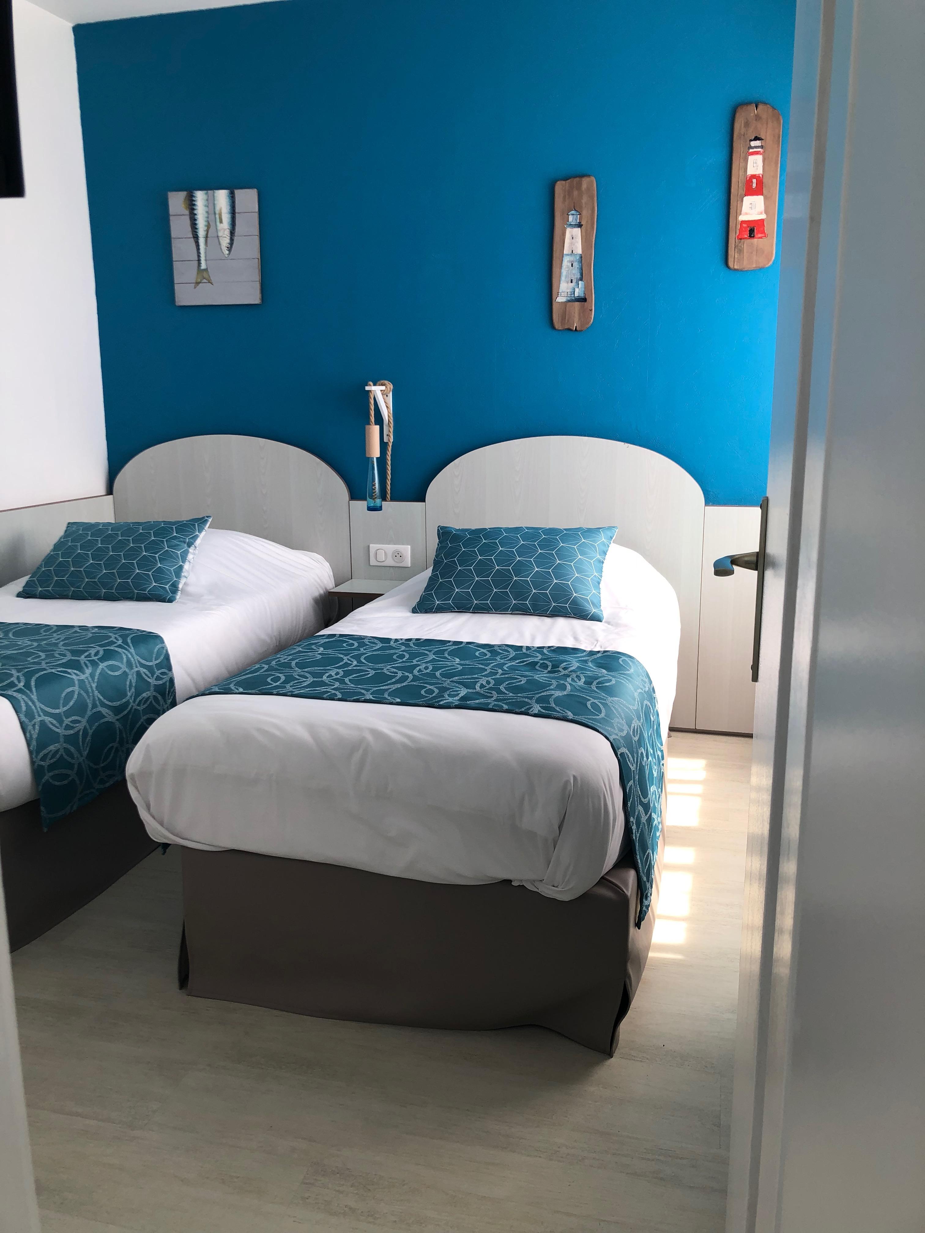 Hotel La Cote Oceane- 250 M Plage 圣让-德蒙 外观 照片
