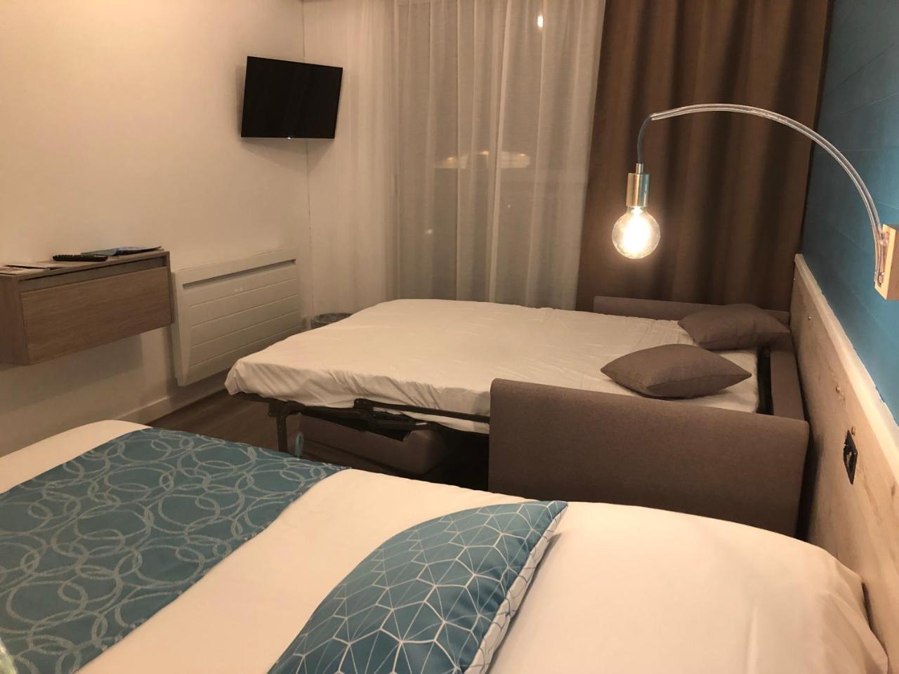 Hotel La Cote Oceane- 250 M Plage 圣让-德蒙 外观 照片