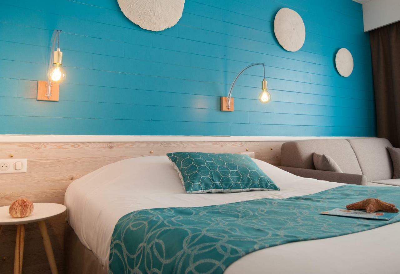 Hotel La Cote Oceane- 250 M Plage 圣让-德蒙 外观 照片
